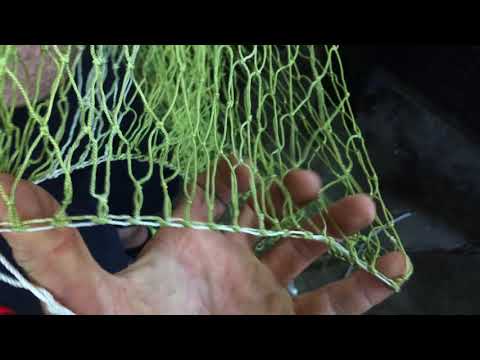 Видео: Как сшить плахи на рыбный вентерь.