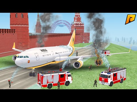 Видео: АВАРИЙНАЯ ПОСАДКА! САМОЛЁТ СЕЛ НА ПРОЕЗЖУЮ ЧАСТЬ | CRMP