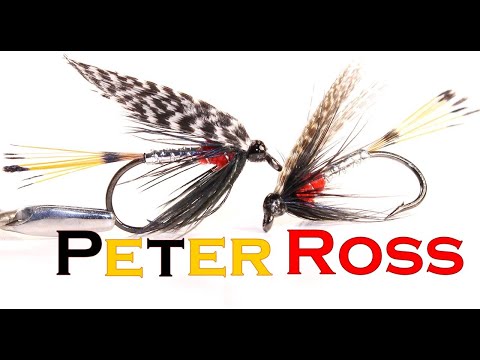 Видео: Вязание мушек, мокрая мушка wet fly Peter Ross