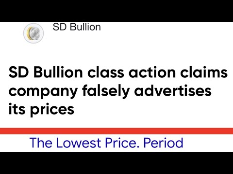 Видео: Иск SD Bullion? Компания и ютуберы лгали?