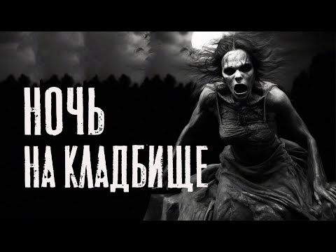 Видео: НОЧЬ НА КЛАДБИЩЕ. Страшные истории. Мистика. Ужасы
