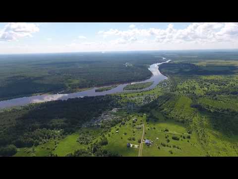 Видео: г. Ветлуга. У Чухломки. Бывшая 'Дивья Лока'.