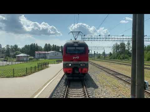 Видео: Великий Новгород - Батецкая (Окт. ж.д., РЖД)