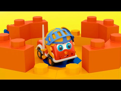 Видео: 🚗 Машинки Мокас – Машинки Мокас строят из лего 🏘️ – Сборник | Добрый мультик для малышей про машинки