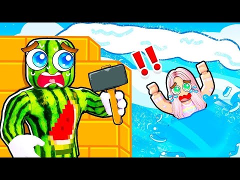 Видео: БУДУЙ ЩОБ ПЕРЕЖИТИ ЦУНАМІ У РОБЛОКСІ