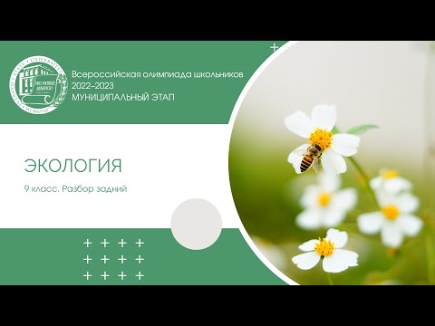 Видео: Муниципальный этап 2022–2023 уч.г. Экология. 9 класс. Разбор заданий