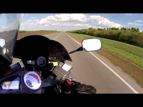 Видео: VFR800. Разгон 0-200км/ч, максималка.