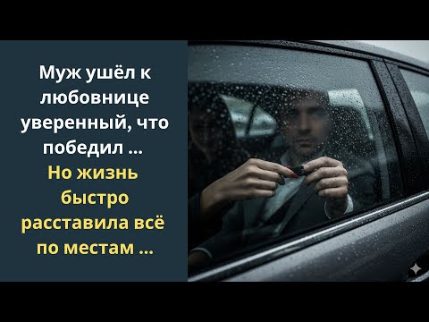 Видео: Муж ушёл к любовнице уверенный, что победил ... Но жизнь быстро расставила всё по местам ...