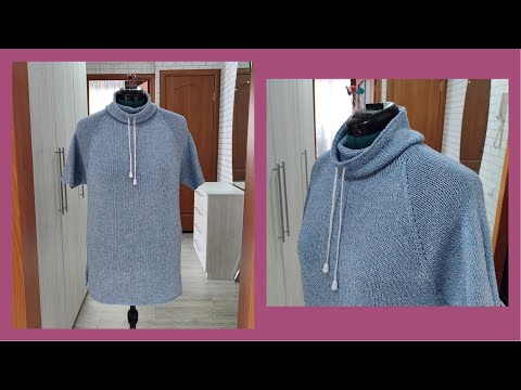 Видео: Худи из пряжи Seam Wooly Cotton/ как вязала/