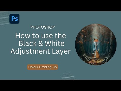 Видео: Черно-белый корректирующий слой для цветокоррекции