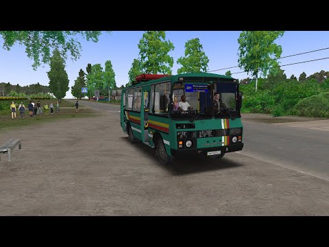 Видео: Магистральный 2.0.24 | 201 маршрут - Едем до Радужной | OMSI 2