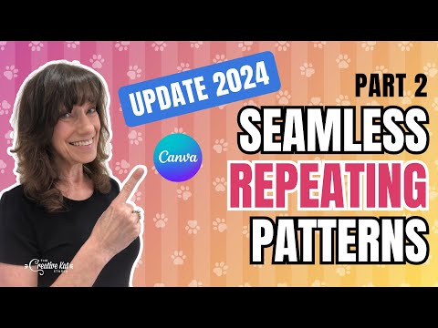 Видео: ОБНОВЛЕНО 2024 Бесшовные повторяющиеся узоры в Canva | 2024 | Дизайн по изображению
