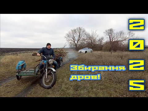 Видео: За дровами. Застрял на мотоцикле ИЖ Планета.(По новому маршруту)