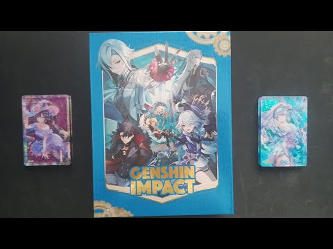 Видео: РАСПАКОВКА 4-ОГО СУПРИМ БОКСА  КАРТОЧЕК ПО GENSHIN IMPACT, 2 ЧАСТЬ