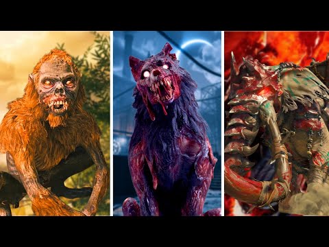 Видео: Различные животные из Call of Duty Zombies