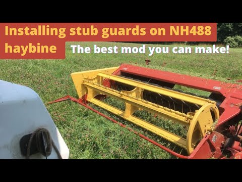 Видео: Установка защитных ограждений на 488 Haybine