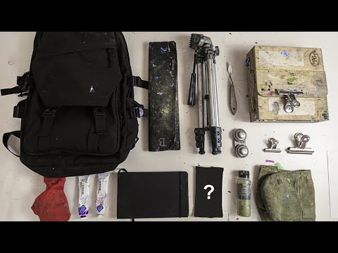 Видео: Что в моём рюкзаке? Что взять на пленэр маслом?