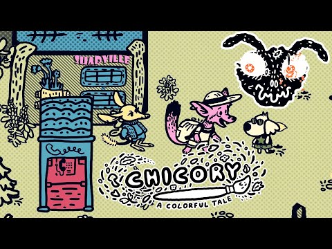 Видео: Званоужин, Второзавтрак и Храм Владельцев ☀ Chicory: A Colorful Tale Прохождение игры #2