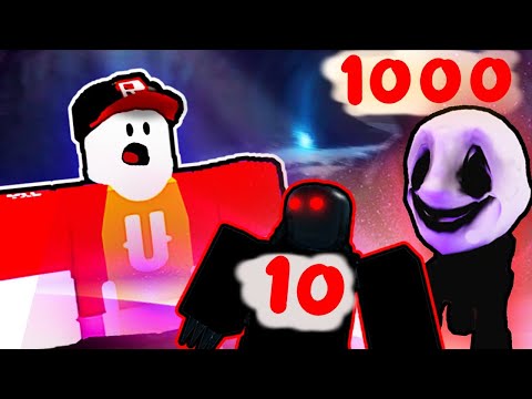 Видео: Постройки из 10 100 1000 Блоков ХОРРОР в Build a Boat Roblox