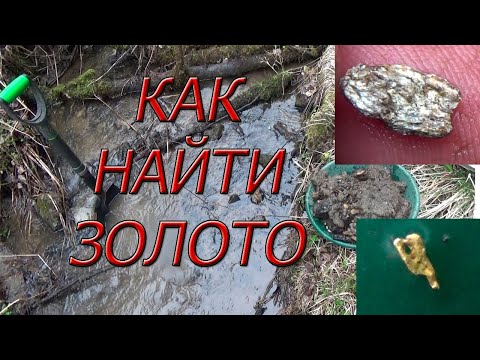 Видео: Как найти золото в ручье, практически со 100% вероятностью!!!