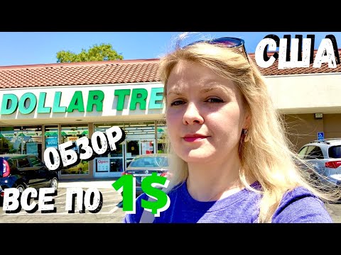 Видео: США Обзор магазина DOLLAR TREE / Что можно купить за 1$ в Америке