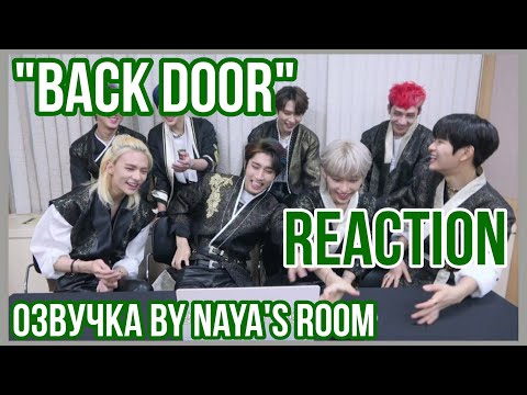 Видео: [Озвучка by Naya's Room] Реакция Stray Kids на клип "Back Door"