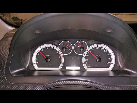 Видео: Chevrolet Aveo Стрелки застыли на приборной панели