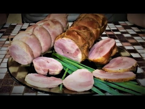 Видео: Рулет из Филе Бедра Индейки (2 варианта)/Варено-Копченый и Диетический(Низкоуглеводный)/Колбаса Дома