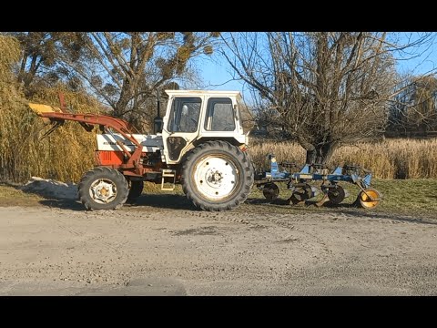 Видео: Мтз з плугом Overum захватом 25-40см