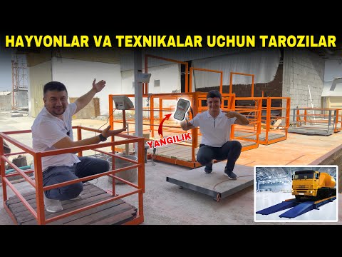 Видео: ЭЛЕКТРОН ТАРОЗИ. МОЛ ҚЎЙЛАР ТРАНСПОРТЛАР УЧУН 1 ТОННАДАН 120 ТОННАГАЧА