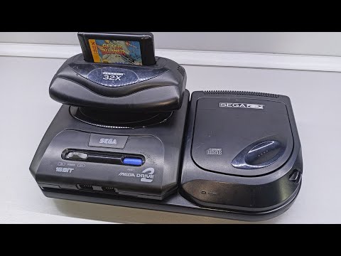 Видео: SEGA 32X + SEGA CD2 ремонт.