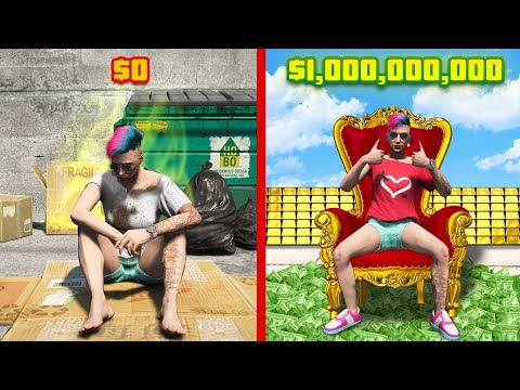 Видео: Я СТАЛ БОМЖОМ! С 0$ ДО МИЛЛИАРДЕРА ЗА 24 ЧАСА В ГТА 5 ОНЛАЙН! (GTA 5 ONLINE)