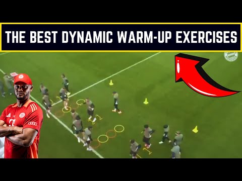 Видео: Лучшие динамические упражнения для разминки! Тренировка «Баварии» сегодня