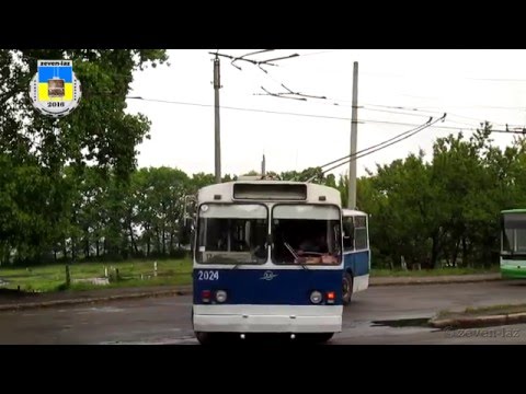 Видео: Черкаський тролейбус- ЗиУ-683Б [Б00] №2024 08.05.2016 / Cherkasy trolleybus- ZiU-683В [В00] №2024