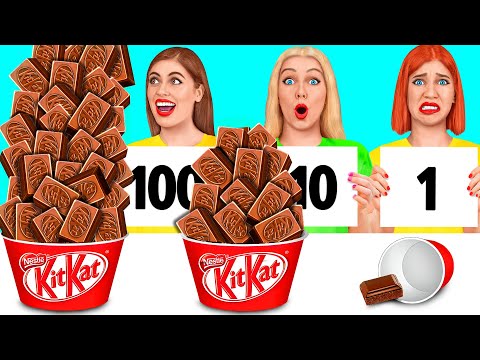 Видео: 100 Слоев Еды Челлендж | Безумная Кулинарная Битва от Trend DO Challenge