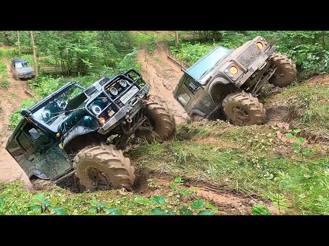 Видео: НА ВСЕ БАБКИ Уазы МОНСТРЫ ПРОТИВ Лютых Land Rover off road