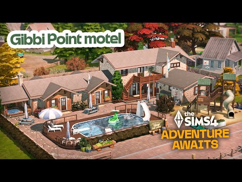 Видео: Мотель «Гибби Пойнт» 🌲 | The Sims 4 Приключения ждут скоростного строительства