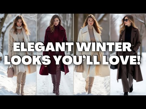 Видео: Зимняя элегантность 2025: 10 способов оставаться шикарной и стильной в течение всего сезона.