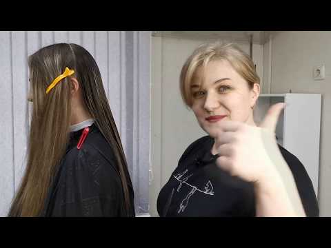Видео: Стрижка длинных волос по одной длине /длинные волосы /ровный срез