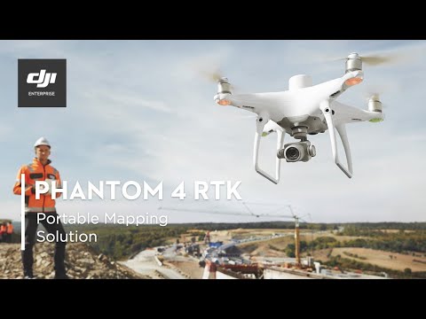Видео: DJI Enterprise Phantom 4 RTK — компактный картографический дрон