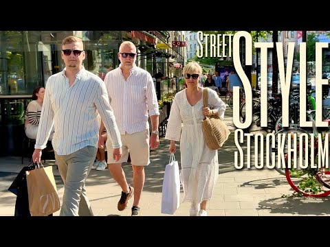 Видео: +26°C в Стокгольме☀️ | Что носят люди | Летний уличный стиль | Уличная мода в Стокгольме