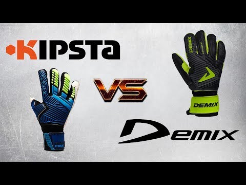 Видео: Обзор || Вратарские перчатки Kipsta. Что лучше? Kipsta VS Demix