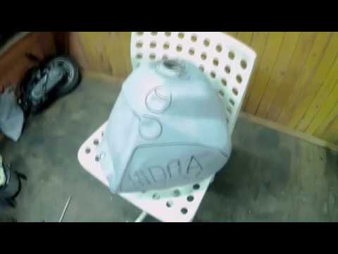 Видео: Как НЕ надо вытягивать вмятины / Бак TT250R Raid