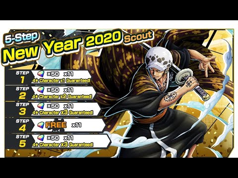 Видео: Празднуем! Открываем 5-Step New Year 2020 Socut | One Piece: Bounty Rush