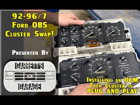 Видео: Как заменить блок OBS Ford Cluster, включив в него тахометр!