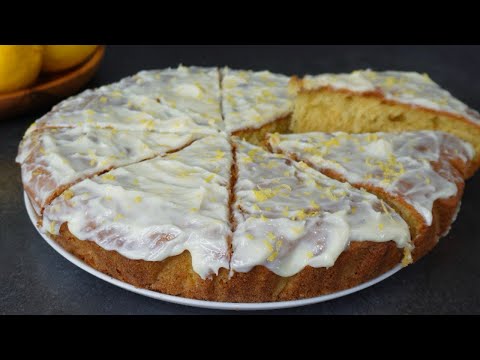 Видео: Пирог лимонное облако за 3 минуты - тает во рту