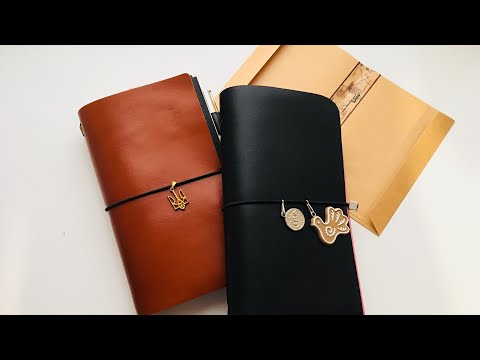 Видео: DIY и лайф хаки для тех кто ведёт ежедневник на резинке типа Midori Travelers Notebook