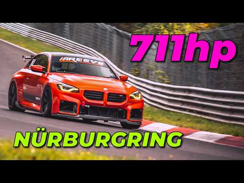 Видео: Раскрывая потенциал 711-сильного BMW G87 M2 Clubsport на Северной петле Нюрбургринга