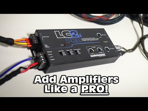 Видео: Добавляйте усилители как ПРОФИ! Обзор AudioControl LC2i-PRO