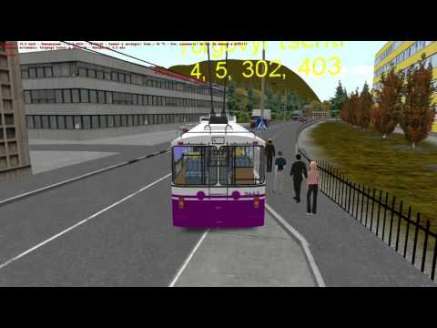 Видео: Омси  Троллейбус ЗИУ 682 маршрут 4